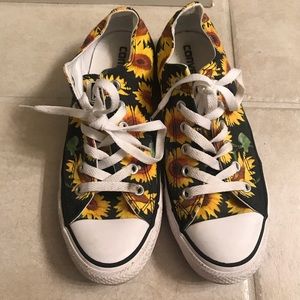 Sunflower Converse Sneakers Size 8